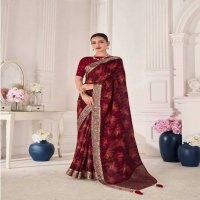 RIHANA SILK BY PANKH FANCY OCCASION WEAR VISCOSE SILK SAREE WHOLESALER