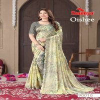 Saumya Oishee Wholesale Chiffon Brasso Ethnic Sarees