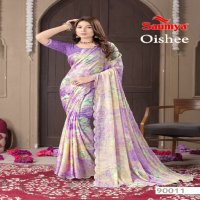 Saumya Oishee Wholesale Chiffon Brasso Ethnic Sarees