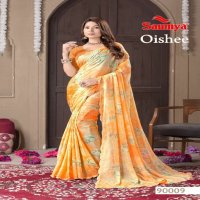 Saumya Oishee Wholesale Chiffon Brasso Ethnic Sarees