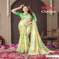 Saumya Oishee Wholesale Chiffon Brasso Ethnic Sarees