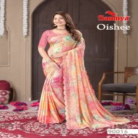 Saumya Oishee Wholesale Chiffon Brasso Ethnic Sarees