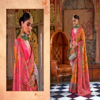 Rewaa Gangotri Wholesale Silk Banarasi Broket With Fine Zari Weaving Sarees