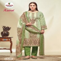 Vandana Kainat Vol-4 Wholesale Soft Cotton With Swaroski Work Dress Material