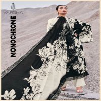 Varsha Monochrome Wholesale Viscose Muslin With Embroidery Salwar Suits