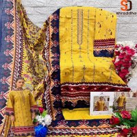 SHRADDHA DESIGNER BIN SAEED VOL 9 NEW STYLE PAKISTANI SALWAR KAMEEZ MATERIAL