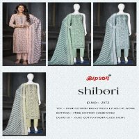 Bipson Shibori 2572 Wholesale Pure Cotton With Jari Work Dress Material