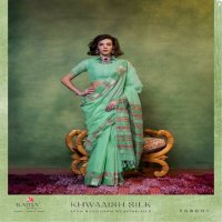 Rajtex Khwaaish Silk Wholesale Spun Handwoven Party Wear Sarees