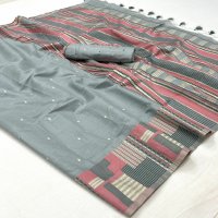Rajtex Khwaaish Silk Wholesale Spun Handwoven Party Wear Sarees