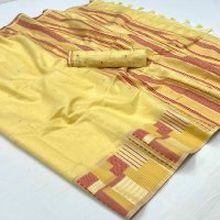Rajtex Khwaaish Silk Wholesale Spun Handwoven Party Wear Sarees
