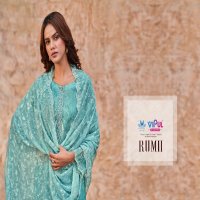 Vipul Rumii Wholesale Pure Viscose With Schifli Work Straight Salwar Suits