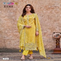 Vipul Rumii Wholesale Pure Viscose With Schifli Work Straight Salwar Suits