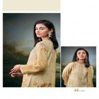 Ganga Herlett Wholesale Premium Pure Linen With Hand Embroidery Salwar Suits