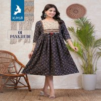 Kaya Pankhudi Wholesale Cotton Dhabu Gamthi Print Kurtis