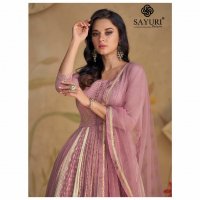 SAYURI DESIGNER FLORAL VOL 2 OCCASION WEAR FULL STITCH LONG GOWN WITH DUPATTA