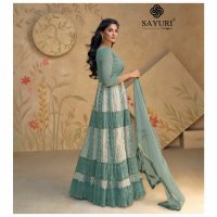 SAYURI DESIGNER FLORAL VOL 2 OCCASION WEAR FULL STITCH LONG GOWN WITH DUPATTA