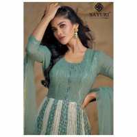 SAYURI DESIGNER FLORAL VOL 2 OCCASION WEAR FULL STITCH LONG GOWN WITH DUPATTA