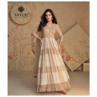 SAYURI DESIGNER FLORAL VOL 2 OCCASION WEAR FULL STITCH LONG GOWN WITH DUPATTA