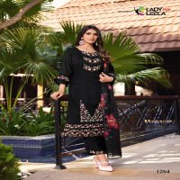 Lady Leela Summer Trends Wholesale Readymade Kurti With Pant And Dupatta