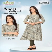 Hariyaali Anori Aaliya Vol-2 Wholesale Aaliya Cut Kurtis