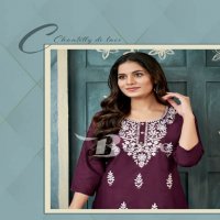 Bonie Aisha Vol-1 Wholesale Embroidery Work With Lucknowi Style Short Tops
