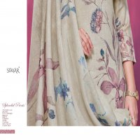 Glossy Simar Selina Wholesale Pure Linen Cotton With Handwork Suits