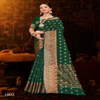Saroj Jannat Vol-3 Wholesale Soft Silk With Jari Design Ethnic Sarees