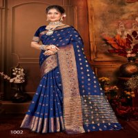 Saroj Jannat Vol-4 Wholesale Soft Silk With Jari Design Ethnic Sarees