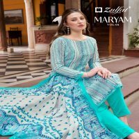 Zulfat Maryam Vol-4 Wholesale Pure Cotton With Work Dress Material