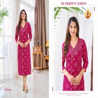 SHRUTI SUITS PRESENTS BANDHEJ VOL 5 AMAZING BANDHANI PRINTED FULL STITCH KURTI