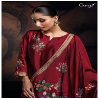 Ganga Evania S2478 Wholesale Premium Viscose Woven Silk With Hand Work Salwar Suits