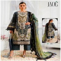 Jade Crimson Vol-5 Exclusive Heavy Lawn Printed Dress Material