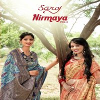 Saroj Nirmaya Vol-4 Wholesale Soft Silk Indian Sarees