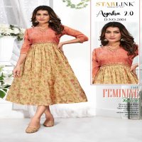 Hariyaali Ayesha 2.0 Wholesale Negative Print Choli Ghera Kurtis