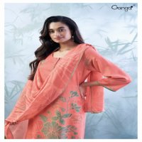 Ganga Frankie S2366 Wholesale Premium Bemberg Silk With Embroidery Salwar Suits