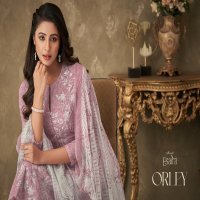 Esaira Orley Wholesale Digital Cambric With Embroidery Work Dress Material