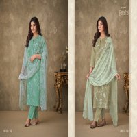 Esaira Orley Wholesale Digital Cambric With Embroidery Work Dress Material