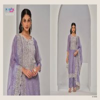 Vipul Samirah Wholesale Soft Orgnaza With Embroidery Party Wear Salwar Suits