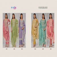 Vipul Samirah Wholesale Soft Orgnaza With Embroidery Party Wear Salwar Suits