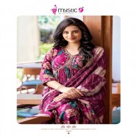 Mystic 9 Heena Vol-3 Wholesale Reyon Capsule Print With Embroidery Salwar Suits