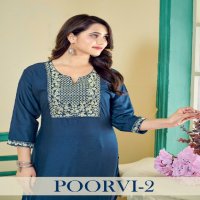 POORVI VOL 2 BY SANGEET REGULAR WEAR RAYON BIG SIZE KURTIS