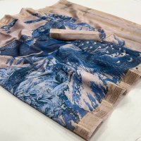 Rajtex Kikigai Wholesale Printed Tussar Silk Function Wear Sarees