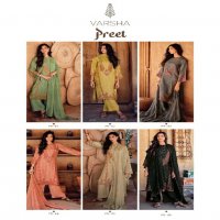 Varsha Preet Wholesale Viscose Woven With Handwork Function Wear Suits