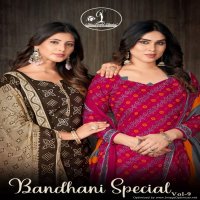 Miss World Bandhani Special Vol-9 Wholesale Cotton Printed Dress Material