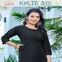 Aanchi Kylie 3.0 Wholesale Straight Cut Plain Kurti With Pocket Kurtis