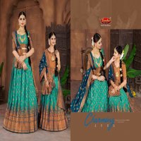 Sanskar Blueberry Wholesale Readymade Kids And Mother Lehengas