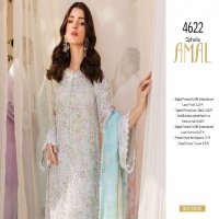 Motifz Amal Digital Printed Embroidered Lawn Pakistani Salwar Suits