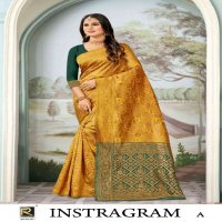 Ronisha Instagram Wholesale Banarasi Silk Ethnic Sarees