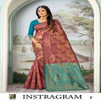 Ronisha Instagram Wholesale Banarasi Silk Ethnic Sarees