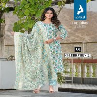 KAYA CELEBRATION VOL 2 COTTON PRINT READYMADE TRENDY SUITS